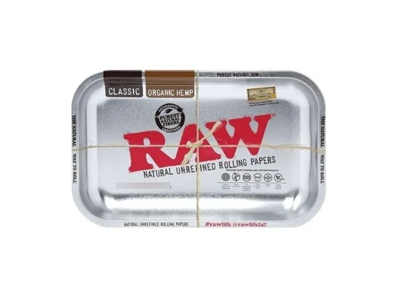 RAW Bandeja SILVER ED Small Metal Rolling Tray